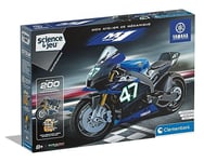 Clementoni - Yamaha M1 - Coffret de Construction - Kit Complet - Maquette de Montage - Assemblez - Divertissant et éducatif - Innovant et Intéractif - Jeu pour Enfant - Dés 8 Ans