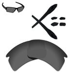 Hawkry Black Kits & Sport Black Replacement Lens for-Oakley Flak 2.0 XL Multiple