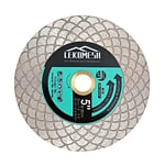 Disque Diamant Carrelage 125x22,23mm LEKOMESH - Lame de Scie Diamant Pour Couper et Meulage Carrelage,Céramique,Marbre,Granit,Pierre Artificielle,Meuleuse D'angle, Ventilateur