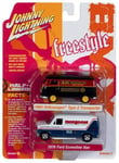 1/64 1965 VOLKSWAGON TYPE-2 TRANSPORTER AND 1976 FORD ECONOLINE VAN JLPK022B-2