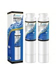 EXCELPURE jääkaapin vesisuodatin, yhteensopiva: Frigidaire EPTWFU01, EWF02, Pure Source Ultra II, 2 PACK