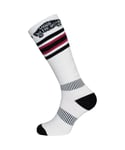 Vans Off The Wall White/Black Snow Mid Womens Performance Socks VQJP6MZ Cotton - Size Medium/Large