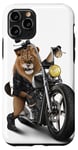 Coque pour iPhone 11 Pro Lion Riding Classic Chopper Moto