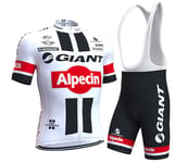 2024 Eté Maillot De Cyclisme Homme Manches Courtes Euipe De Giant + Cuissard À Cycliste Vélo Gel Vetement De Vtt