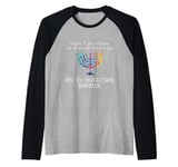 Hanukkah Chanukah - Cellphone Meme - Funny Jewish Gifts Raglan Baseball Tee