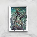 Sea of Thieves SEA DOGS SEARCH Giclee Art Print - A2 - White Frame