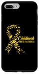 iPhone 7 Plus/8 Plus Childhood Cancer Awareness Hippie Gold Ribbon Support Case