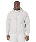 Champion Men's Reverse Weave Full-Zip Hoodie Sweatshirt, Oxford Gray, S