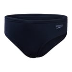 Speedo Junior Boy's ECO Endurance+ 6.5cm Swim Briefs | Chlorine Resistant | Quick Drying | Stretch Fabric | Recycled Material | Comfort Fit, True Navy/White, 4 Years