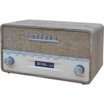 Denver DAB-36LW - FM/DAB+/Bluetooth radio - Lys træ