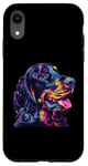 Coque pour iPhone XR Gordon Setter Pop Art Figurine de race de chien