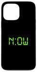 Coque pour iPhone 13 Pro Max Motif vert vieilli The Time Is Now