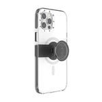 PopSockets: PopCase pour MagSafe - Coque pour iPhone 12 Pro Max avec un Support PopGrip Slide Repositionnable et une Poignée avec Top interchangeable - White