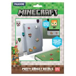 Minecraft – Autocollants sous licence officielle Puffy Gadget pour ordinateur portable et étui de téléphone pour garçons et filles, Creeper, Steve, TNT Gamer, décalcomanies Overworld pour tous les