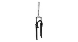 Fourche vtt 26   m w a suspension acier ressort elastomere pour v brake et disc noir deb  50mm pivot  240 130mm  filete 1 1 8 25 4 interieur