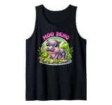 Moo-Deng the Baby Pygmy Hippo - Cute & Famous Tank Top