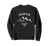 Narvik Norwegian Ski Mountains Alpine Norway Sports Souvenir Sweatshirt