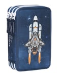 Beckmann Of Norway Three-Section Pencil Case - Space Mission Multi/patterned