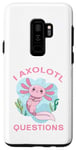 Coque pour Galaxy S9+ I Axolotl Questions Amphibien mignon