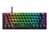 Razer Huntsman V3 Pro - Tastatur - 60% - Mini - Bakgrunnsbelyst - Usb - Qwerty - Usa - Tastsvitsj: Razer Analog Optical Switches (Gen-2)