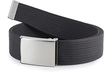 Ladeheid Ceinture en tissu Homme P90 (Graphite, 180 cm x 4 cm)