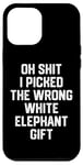 iPhone 12 Pro Max oh shit i picked the wrong white elephant gift Adults Case