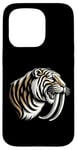 Coque pour iPhone 15 Pro Sabertooth Puissant Rugissement Épique