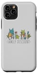 Coque pour iPhone 11 Pro Cat Tax Family Discount Médias sociaux Tendance Mème