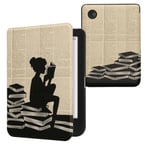 Slim PU Leather Case Cover for Kobo Clara BW Colour 