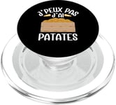 J'Peux Pas J'Ai Patates Jardinier Drôle Pommes De Terre PopSockets PopGrip pour MagSafe