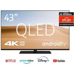 Téléviseur Smart TV NOKIA 43" 4K UHD QLED, 108cm, 3XHDMI et 2XUSB, WIFI, Bluetooth, Dolby, Android TV, Netflix, Apple TV, Chromecast