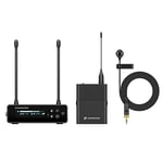 Sennheiser EW-DP ME4 SET (R1-6) Portable Digital UHF Wireless Microphone System with ME4 Cardioid Lavalier - Black (700021)