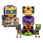 Treasure X Lost Lands Skull Island Skull Temple Mega Playset, 40 Levels of Adventure, 4 Micro Sized Action Figs, Survive The Traps And Discover Guaranteed Real Gold Dipped Treasure,