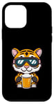 Coque pour iPhone 12 mini Ski Tiger avec bière | Apres Ski Comic