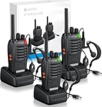 3Pack Professional Walkie Talkies for Adults Rechargeable Walkie Talkies Best 16