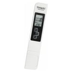 Testeur pH Mètre électronique, tds&ec Mètre Température, 3 en 1 Testeur de qualité de l'eau avec Écran lcd, Auto-Calibration, Test pour Piscine,