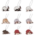 NieR Automata Ver1.1a Acrylic Keychain Collection Full Set (Box Of 9 Pieces) Jap