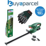 Bosch 18-45 Cordless Hedge Cutter Garden Trimmer 45cm 1 X Battery + Gloves 