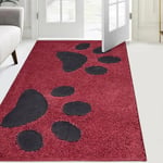 FCSDETAIL Dirt Trapper Indoor Door Mat 84 x 150 cm, Washable Entrance Rug, Absorbent Dog Doormat for Muddy Paws, Inside Mat for front door, Entryway, Pets