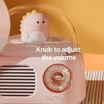 Pinkki Y02 Retro Ambient Light Aromaterapia Bluetooth-Kaiutin Y02 (Vaaleanpunainen)