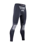 X-Bionic Energizer 4.0 Pantalon de Compression Collant de Sport Homme, Opal Black/Arctic White, FR : M (Taille Fabricant : M)