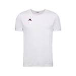 Le Coq Sportif N° 1 Maillot Match MC Optical White Tricot Femme, Optique-Blanc, XXL