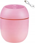 Mini humidificateur d'air silencieux pour chambre a coucher, rose