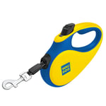 WAUDOG R-leash Rullkoppel Blågul (XS)