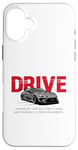 Coque pour iPhone 16 Plus Drive Cool Fast Sports Car Racing Drift Driver