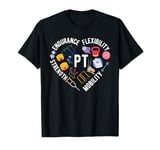 Funny Physical Therapist Art PT PTA Therapy For Men Women T-Shirt