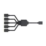 Cooler Master ARGB 1-to-5 Splitter Cable, 3-Pin LED Connector, 58 cm, MFX-AWHN-1NNN5-R1