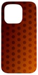 Coque pour iPhone 15 Pro Marron/jaune à pois dégradés