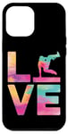 iPhone 12 Pro Max Parkour Free Running Traceur Watercolor Girl Love Case