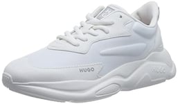 HUGO Femme Leon_Runn_nypuw Basket, Blanc 100, 40 EU